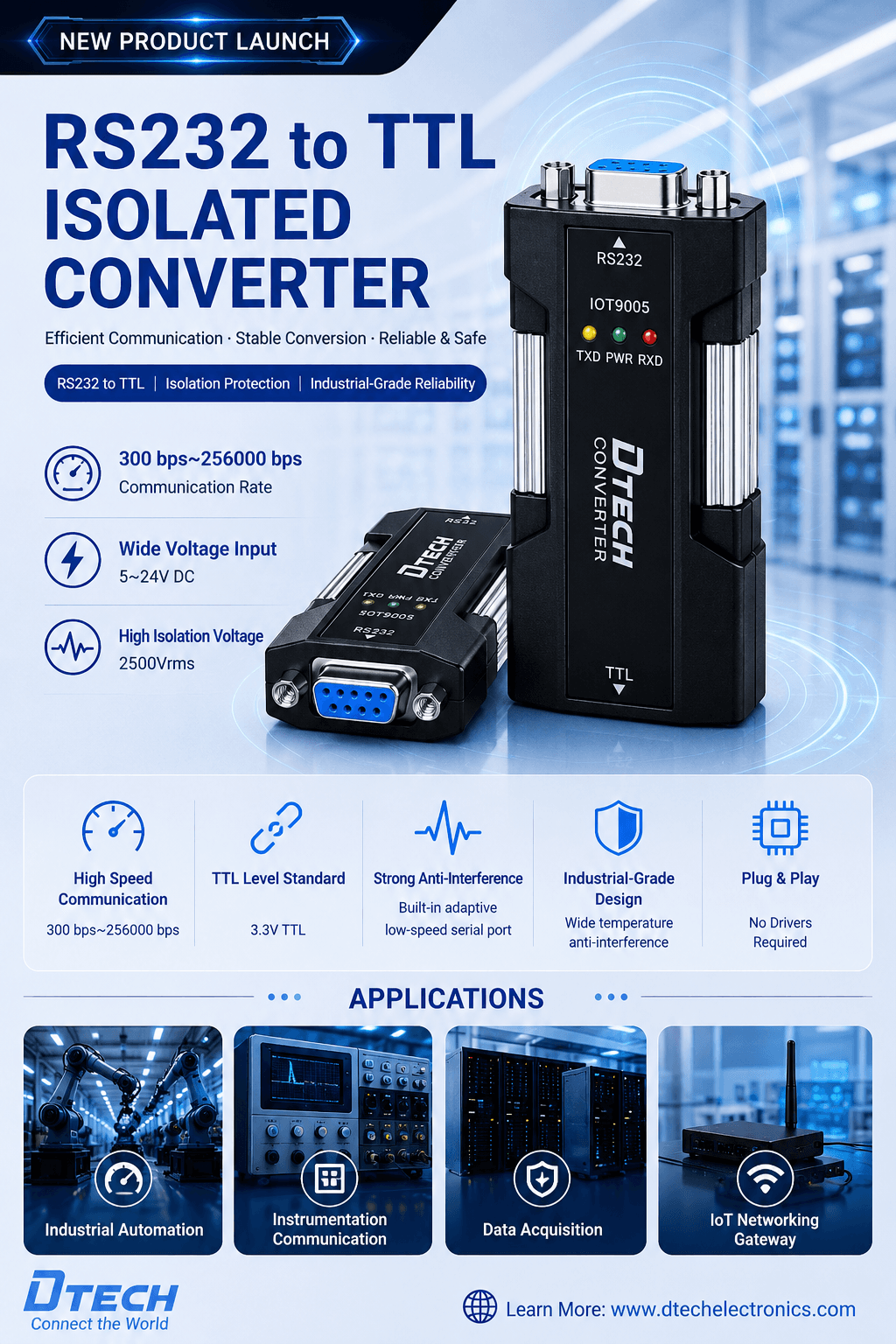 DTECH serial converter