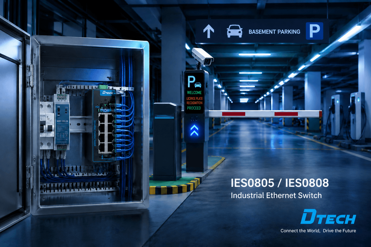 Smart Parking industrial networking solution